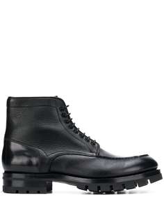 Santoni ботинки на шнуровке
