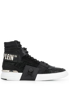 Philipp Plein кроссовки с декором Skull