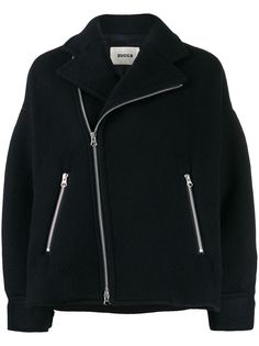 Zucca oversized zip-up jacket