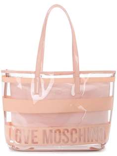 Love Moschino прозрачная сумка на плечо с логотипом