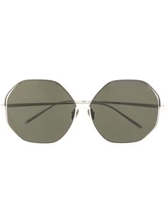 Linda Farrow массивные солнцезащитные очки
