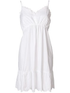 McQ Alexander McQueen короткое платье с французской вышивкой
