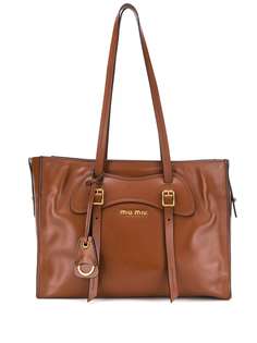 Miu Miu MIU MIU 5BG168VOOO2BYA F0005 TABACCO Furs & Skins->Leather