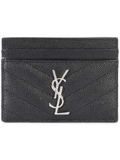 Saint Laurent стеганая визитница