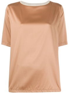 Fabiana Filippi crew neck satin top