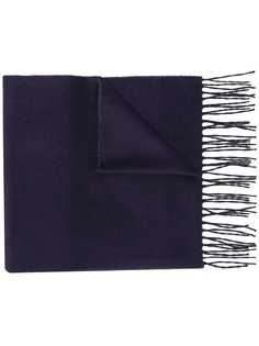 Canali шарф с вышитым логотипом