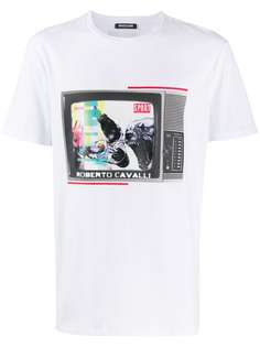 Roberto Cavalli TV print T-shirt