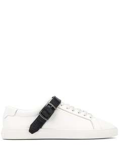 Saint Laurent кеды с контрастным ремешком