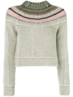 M Missoni укороченный свитер в рубчик