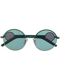 Marni Eyewear солнцезащитные очки в круглой оправе