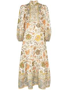 Zimmermann paisely-print cotton midi dress