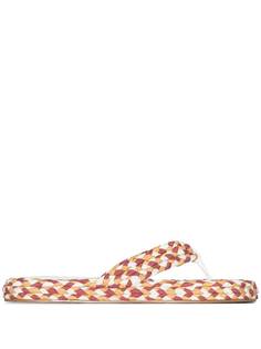 Zimmermann braided flip flops