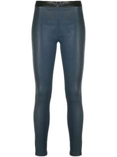 Alexis side stripe textured leggings