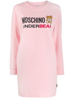 Moschino Underbear logo sweater dress
