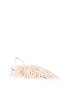 Simone Rocha furry slingback pumps