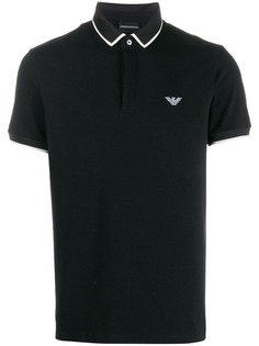 Emporio Armani рубашка-поло с логотипом