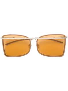 Calvin Klein 205W39nyc солнцезащитные очки в квадратной оправе