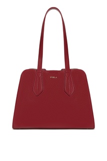Красная сумка Diletta с длинными ручками Furla