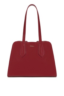 Красная сумка Diletta с длинными ручками Furla