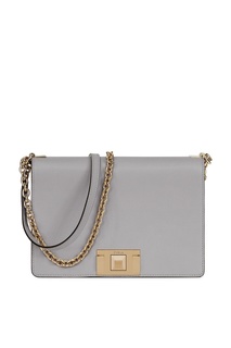 Серая сумка Mimi с комбинированным ремнем Furla