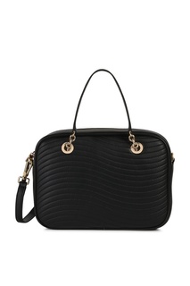 Черная сумка с двумя ручками Swing Furla