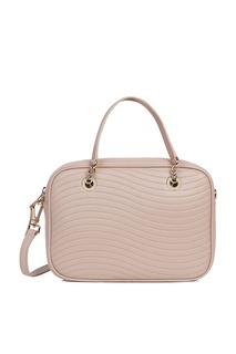 Бледно-розовая стеганая сумка Swing Furla