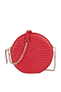 Круглая сумка красного цвета Swing Furla