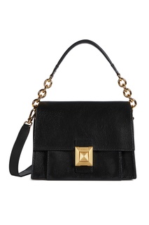 Черная кожаная сумка Diva Furla