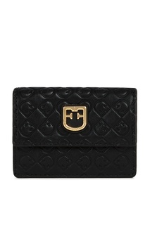 Черный кошелек из кожи Furla