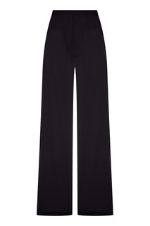 Черные брюки из вискозы и шерсти Balenciaga