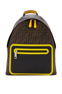Рюкзак комбинированного дизайна с монограммами FF Fendi