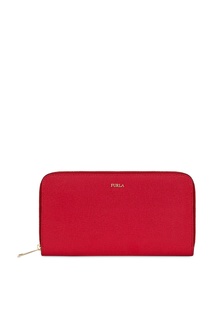 Красный кошелек на молнии Furla