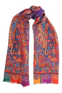 Разноцветный кашемировый шарф Etro