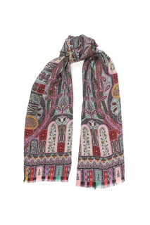 Шарф с пестрым узором Etro