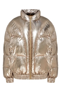 Куртка-пуховик цвета металлик Kristen Isabel Marant Etoile
