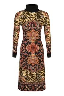 Трикотажное платье с узором пейсли Etro