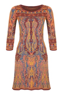 Трикотажное платье с узором Etro