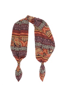 Шелковый шарф-ожерелье с кристаллами Etro