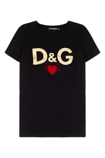 Футболка с логотипом Dolce & Gabbana