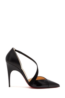 Черные лаковые туфли Platinana 100 Christian Louboutin