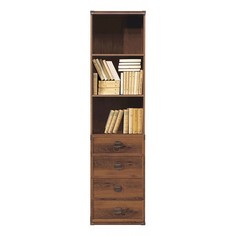 Стеллаж комбинированный Индиана JREG 4so/50 Black Red White