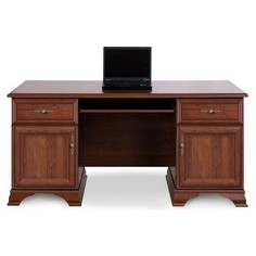 Стол компьютерный Кентаки S132-BIU 2D2S Black Red White