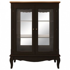 Тумба-витрина Leontina Black Этажерка