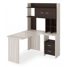 Стол компьютерный Домино Lite СКЛ-Угл130+НКЛХ-120 КВ ПРАВ Merdes