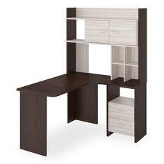 Стол компьютерный Домино Lite СКЛ-Угл130+НКЛХ-120 ВК ПРАВ Merdes