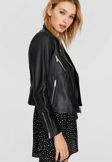 Куртка кожаная Stradivarius