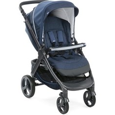 Коляска 2 в 1 Chicco Stylego Up Crossover Blue Passion люлька и прогулочный блок