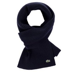 Шарф LACOSTE RE4212 темно-синий