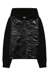 Утепленная толстовка из шерсти Moncler Enfant