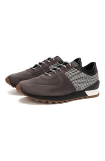 Замшевые кроссовки Kiton